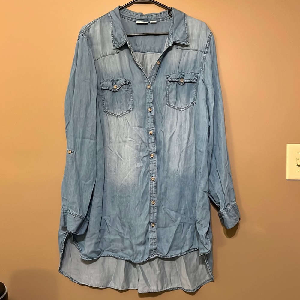 Cato Denim long shirt/dress size 22/24